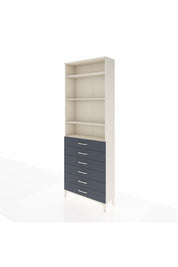 Arges Dolap 4 Raflı 6 Çekmeceli 88x30x243 - S33M214V2A