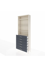 Arges Dolap 4 Raflı 6 Çekmeceli 88x30x243 - S33M214V2A