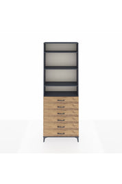 Arges Dolap 4 Raflı 6 Çekmeceli 88x30x243 - S33M214V6A