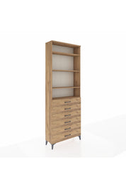 Arges Dolap 4 Raflı 6 Çekmeceli 88x30x243 - S33M214V9A