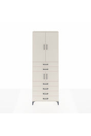 Arges Dolap 4 Raflı 6 Çekmeceli 4 Kapaklı 88x30x243 - S33M215V1A