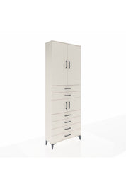 Arges Dolap 4 Raflı 6 Çekmeceli 4 Kapaklı 88x30x243 - S33M215V1A