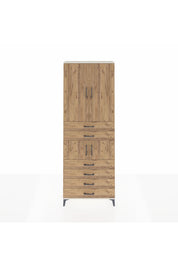 Arges Dolap 4 Raflı 6 Çekmeceli 4 Kapaklı 88x30x243 - S33M215V3A