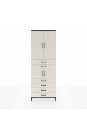 Arges Dolap 4 Raflı 6 Çekmeceli 4 Kapaklı 88x30x243 - S33M215V4A