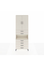 Arges Dolap 4 Raflı 6 Çekmeceli 2 Kapaklı 88x30x243 - S33M217V1A