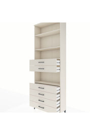 Arges Dolap 4 Raflı 6 Çekmeceli 88x30x243 - S33M218V1A