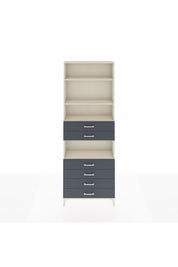 Arges Dolap 4 Raflı 6 Çekmeceli 88x30x243 - S33M218V2A