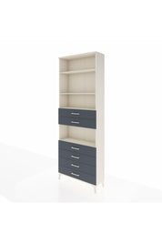 Arges Dolap 4 Raflı 6 Çekmeceli 88x30x243 - S33M218V2A