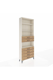 Arges Dolap 4 Raflı 6 Çekmeceli 88x30x243 - S33M218V3A