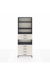 Arges Dolap 4 Raflı 6 Çekmeceli 88x30x243