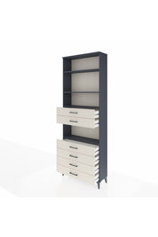 Arges Dolap 4 Raflı 6 Çekmeceli 88x30x243 - S33M218V4A