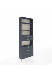 Arges Dolap 4 Raflı 6 Çekmeceli 88x30x243 - S33M218V5A