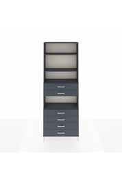 Arges Dolap 4 Raflı 6 Çekmeceli 88x30x243 - S33M218V5A
