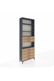 Arges Dolap 4 Raflı 6 Çekmeceli 88x30x243 - S33M218V6A