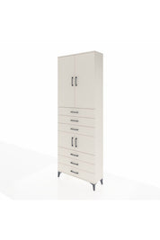 Arges Dolap 4 Raflı 6 Çekmeceli 4 Kapaklı 88x30x243 - S33M219V1A