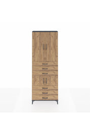 Arges Dolap 4 Raflı 6 Çekmeceli 4 Kapaklı 88x30x243 - S33M219V6A