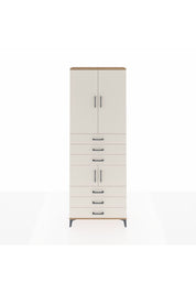 Arges Dolap 4 Raflı 6 Çekmeceli 4 Kapaklı 88x30x243 - S33M219V7A