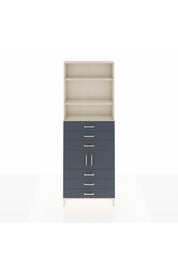 Arges Dolap 4 Raflı 6 Çekmeceli 2 Kapaklı 88x30x243 - S33M220V2A