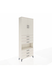 Arges Dolap 4 Raflı 6 Çekmeceli 2 Kapaklı 88x30x243 - S33M221V1A