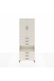 Arges Dolap 4 Raflı 6 Çekmeceli 2 Kapaklı 88x30x243 - S33M221V1A