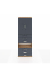 Arges Dolap 4 Raflı 6 Çekmeceli 2 Kapaklı 88x30x243 - S33M221V8A