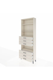 Arges Dolap 4 Raflı 6 Çekmeceli 88x30x243 - S33M222V1A