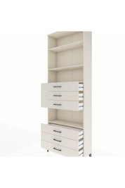 Arges Dolap 4 Raflı 6 Çekmeceli 88x30x243 - S33M222V1A
