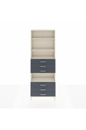 Arges Dolap 4 Raflı 6 Çekmeceli 88x30x243 - S33M222V2A