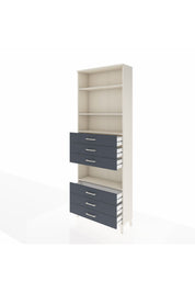 Arges Dolap 4 Raflı 6 Çekmeceli 88x30x243 - S33M222V2A