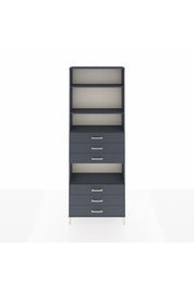 Arges Dolap 4 Raflı 6 Çekmeceli 88x30x243 - S33M222V5A