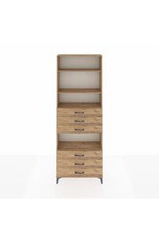 Arges Dolap 4 Raflı 6 Çekmeceli 88x30x243 - S33M222V9A