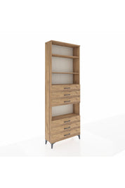 Arges Dolap 4 Raflı 6 Çekmeceli 88x30x243 - S33M222V9A