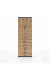 Arges Dolap 4 Raflı 6 Çekmeceli 4 Kapaklı 88x30x243 - S33M223V6A