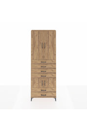 Arges Dolap 4 Raflı 6 Çekmeceli 4 Kapaklı 88x30x243 - S33M223V9A