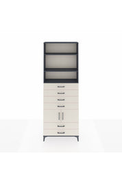 Arges Dolap 4 Raflı 6 Çekmeceli 2 Kapaklı 88x30x243 - S33M224V4A