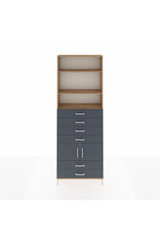 Arges Dolap 4 Raflı 6 Çekmeceli 2 Kapaklı 88x30x243 - S33M224V8A