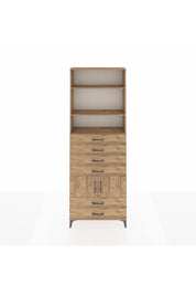 Arges Dolap 4 Raflı 6 Çekmeceli 2 Kapaklı 88x30x243 - S33M224V9A