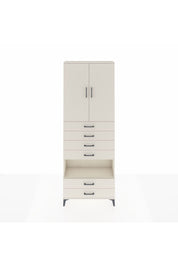 Arges Dolap 4 Raflı 6 Çekmeceli 2 Kapaklı 88x30x243 - S33M225V1A