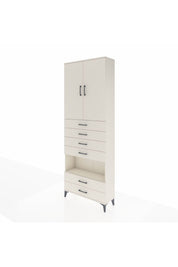 Arges Dolap 4 Raflı 6 Çekmeceli 2 Kapaklı 88x30x243 - S33M225V1A