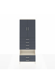 Arges Dolap 4 Raflı 6 Çekmeceli 2 Kapaklı 88x30x243 - S33M225V2A