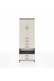 Arges Dolap 4 Raflı 6 Çekmeceli 2 Kapaklı 88x30x243 - S33M225V4A