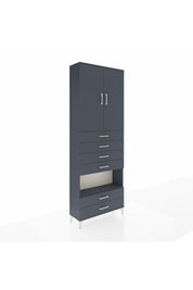 Arges Dolap 4 Raflı 6 Çekmeceli 2 Kapaklı 88x30x243 - S33M225V5A