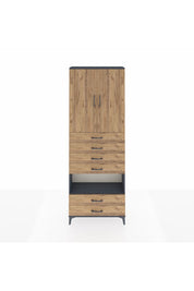 Arges Dolap 4 Raflı 6 Çekmeceli 2 Kapaklı 88x30x243 - S33M225V6A