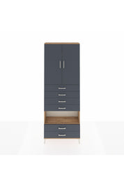Arges Dolap 4 Raflı 6 Çekmeceli 2 Kapaklı 88x30x243 - S33M225V8A