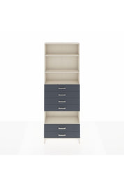 Arges Dolap 4 Raflı 6 Çekmeceli 88x30x243 - S33M226V2A