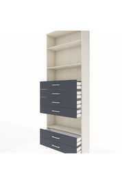 Arges Dolap 4 Raflı 6 Çekmeceli 88x30x243 - S33M226V2A