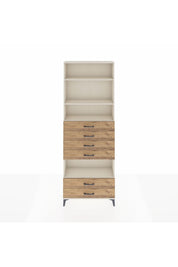 Arges Dolap 4 Raflı 6 Çekmeceli 88x30x243 - S33M226V3A