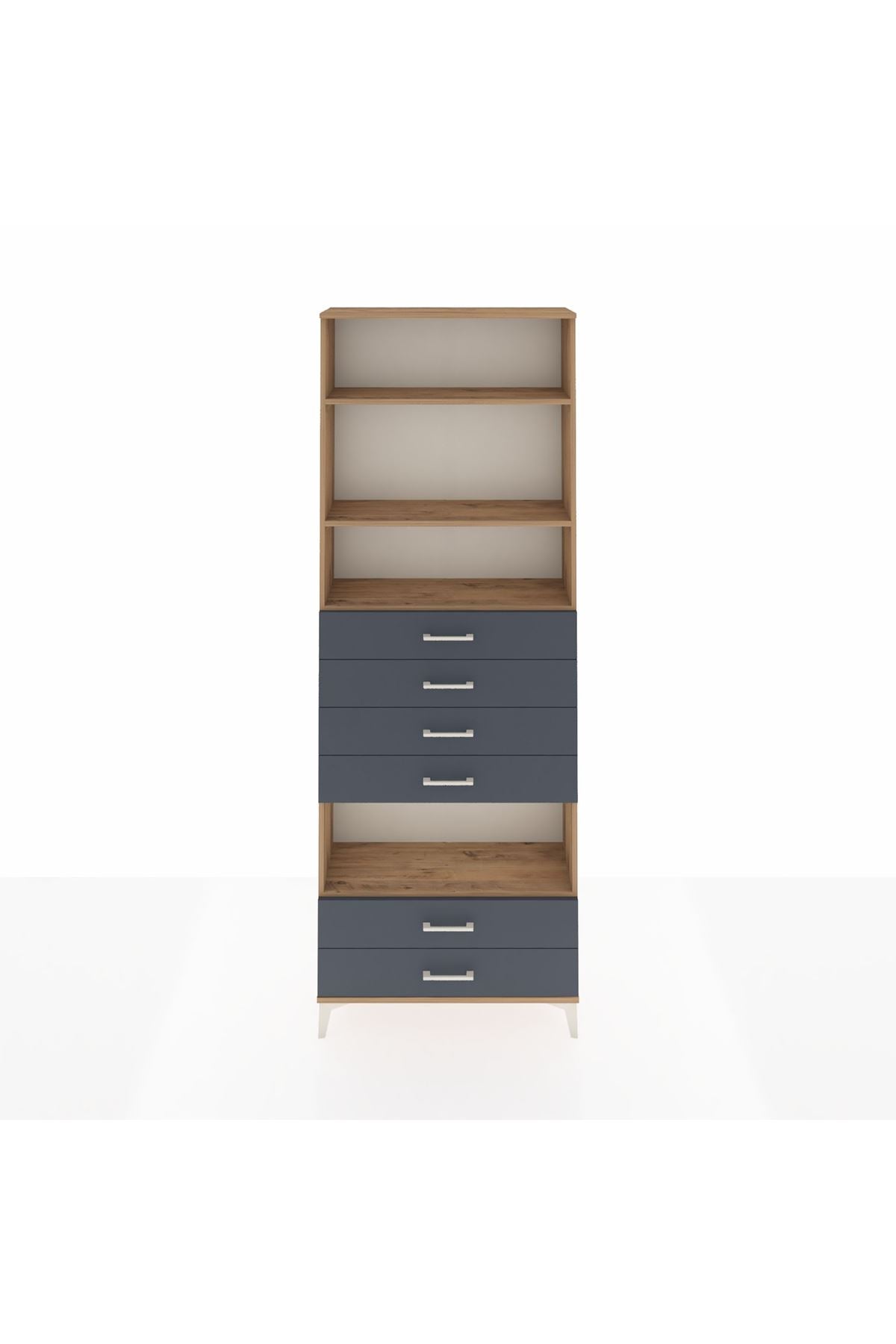 Arges Dolap 4 Raflı 6 Çekmeceli 88x30x243 - S33M226V8A