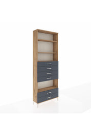 Arges Dolap 4 Raflı 6 Çekmeceli 88x30x243 - S33M226V8A