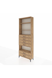 Arges Dolap 4 Raflı 6 Çekmeceli 88x30x243 - S33M226V9A